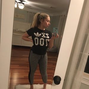 Black and grey sweats